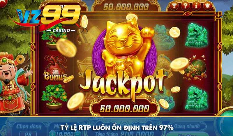 Tỷ lệ RTP luôn ổn định trên 97%
